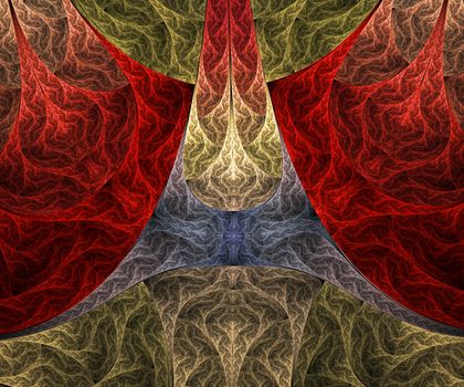 Computer generated fractal artwork for creative art,design and entertainment