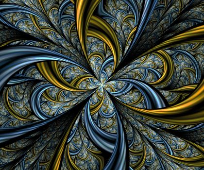 Computer generated fractal artwork for creative art,design and entertainment