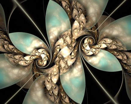 Computer generated fractal artwork for creative art,design and entertainment