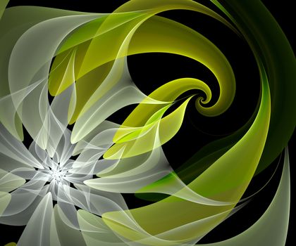 Computer generated fractal artwork for creative art,design and entertainment