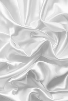 Smooth elegant white silk can use as wedding background 