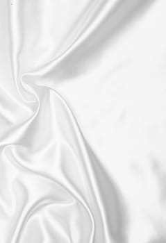 Smooth elegant white silk or satin can use as wedding background