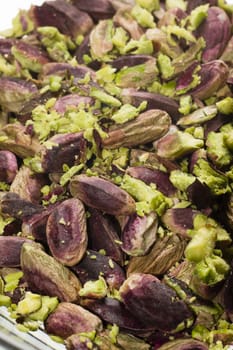 Ingredients for preparation of artisanal chocolate bar with dried fruits