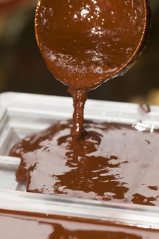 Ingredients for preparation of artisanal chocolate bar
