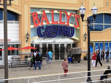 Bally's Hotel and Casino on the boardwalk in Atlantic City