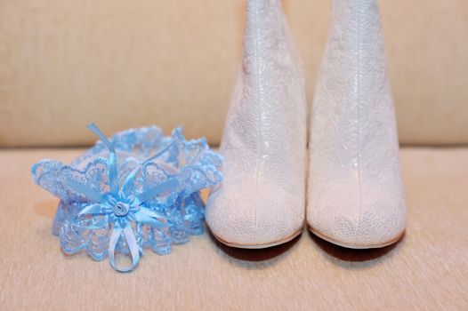 white wedding bride shoes.