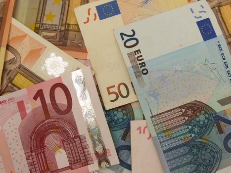 Euro (EUR) banknotes - legal tender of the European Union