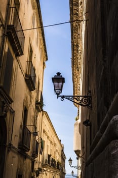 Alley at Ortigia, Syracuse, Sicily, Italy