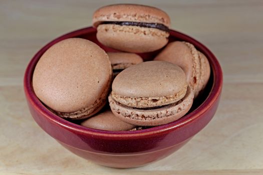 Macro photography of French Macaron. 