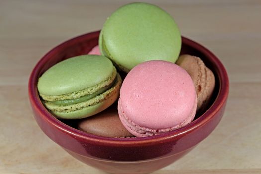 Macro photography of French Macaron. 