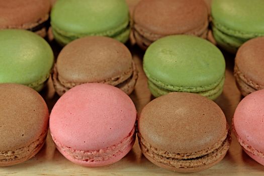 Macro photography of French Macaron. 