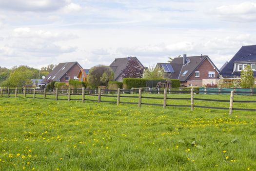 German countryside landscape, Lower Rhine Region