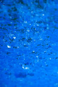 Blue water bubbles,picture of a 