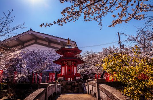 Japanese shrine in Osaka