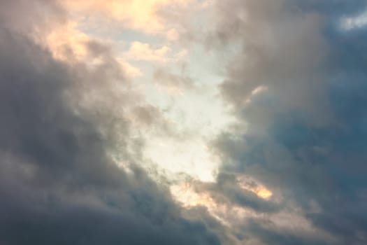 Clouds on sky background