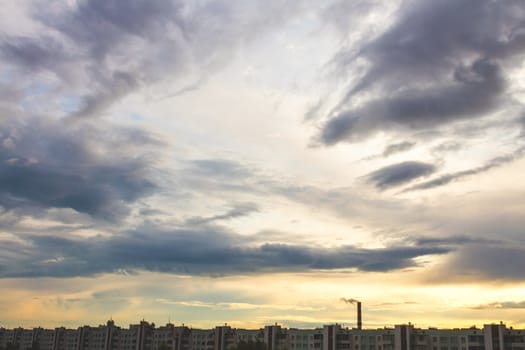 Clouds on sky background