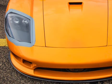 Front light of sport automobile