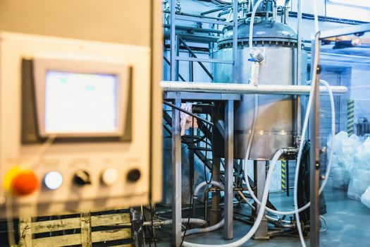 Tank equipment. Pharmaceutical and chemical industry. Manufacture on plant