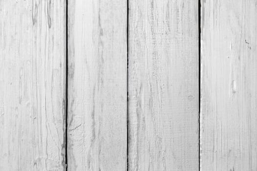 White wood planks vintage or grunge background texture