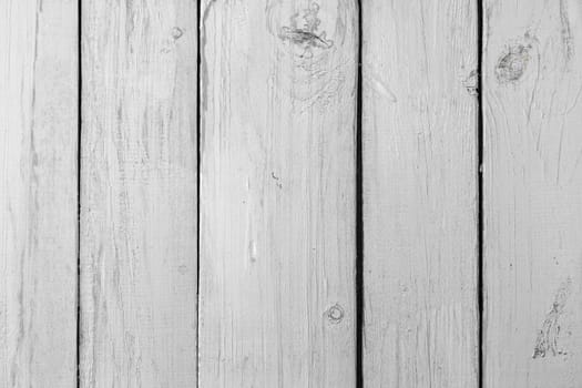 White wood planks vintage or grunge background texture
