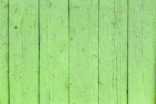Green wood planks vintage or grunge background texture
