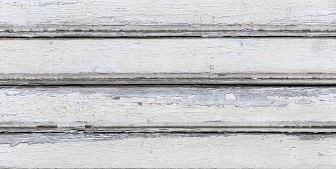 White wood planks vintage or grunge background texture