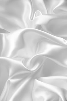 Smooth elegant white silk can use as wedding background 