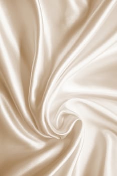 Smooth elegant golden silk can use as wedding background. In Sepia toned. Retro style