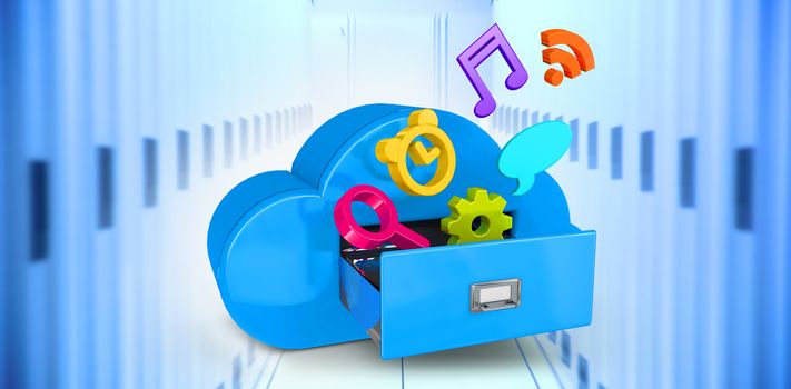 Cloud computing drawer against data center