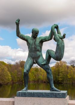 OSLO, NORWAY  Photo of Vigeland Sculpture Park.