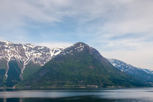 scenic landscapes of the northern Norwegian fjords.