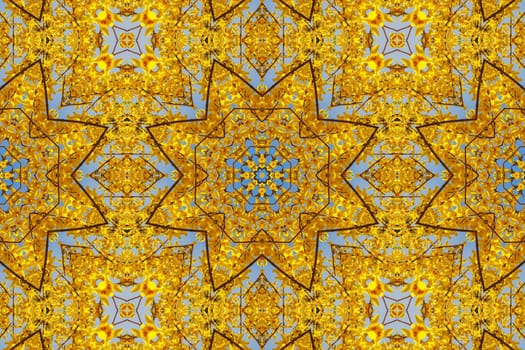 kaleidoscopic floral pattern, abstract background for design