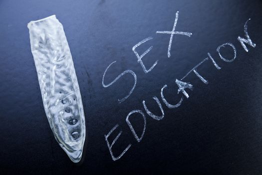 Sex, colorful bright concept of education