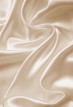 Smooth elegant golden silk or satin can use as background. In Sepia toned. Retro style