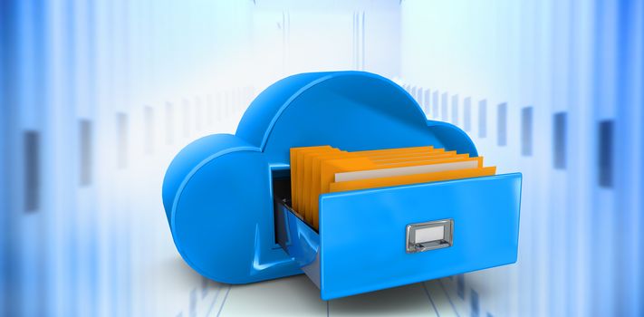 Cloud computing drawer against data center