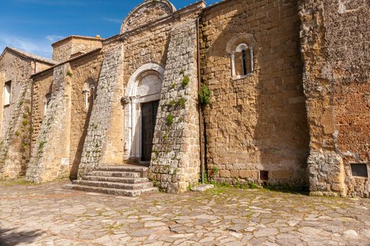 The old church in Sovana, Tuscany, Italy