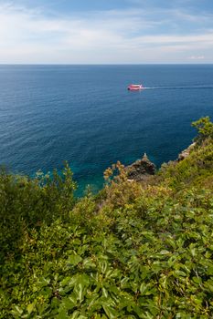 The Island of Elba, sea and rocks