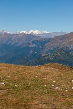 The mountain panorama near Lago Maggiore, Italy