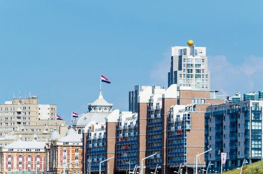 The beautiful skyline of the beautiful Dutch city of Scheveningen.