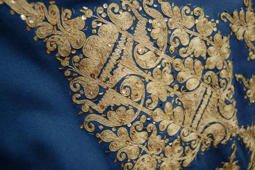 Hand made  female clothes with national embroidery of Turkey
