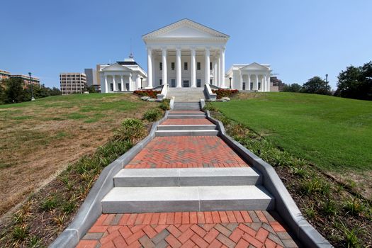 The Virginia State Capitol Building in Richmond