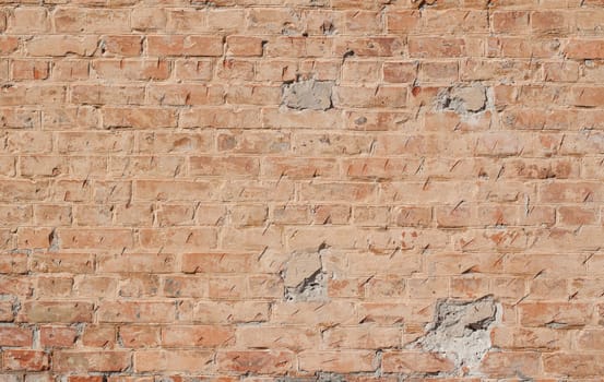 red brick wall can be used as background