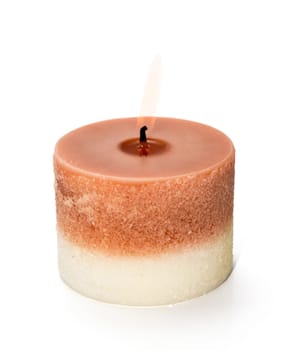 Candle isolate on white background