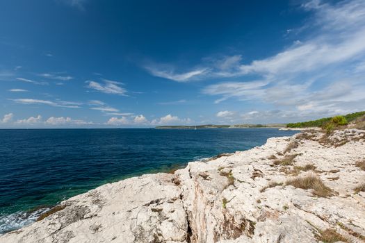 The Wild beach in Pula, Croatia, Europe