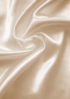 Smooth elegant golden silk or satin can use as background. In Sepia toned. Retro style