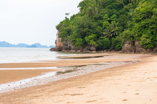 Beautiful view of beach with nature background of seascape