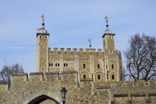 Front of Tower Bridge from south bank