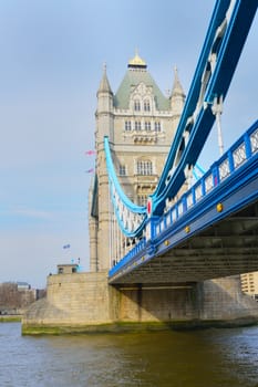 Tower Bridge in Portrait aspect