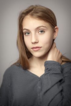 An image of a beautiful teenage girl