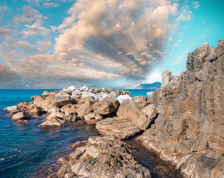 Rocks of Five Lands, Italy.